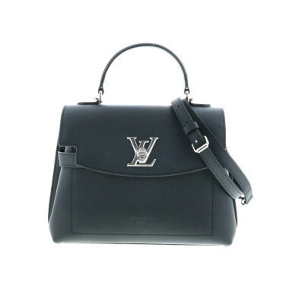 Louis Vuitton LockMe Ever BB Calf Leather Handbag Black